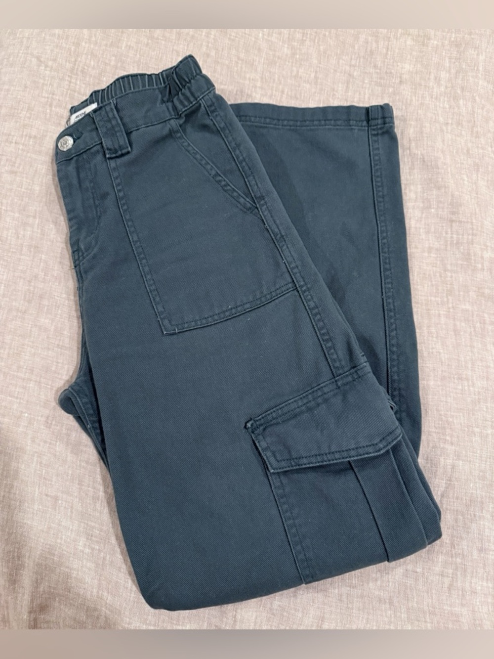 Ardene Cargo Pants - Dark Teal color - Picture 3 of 3